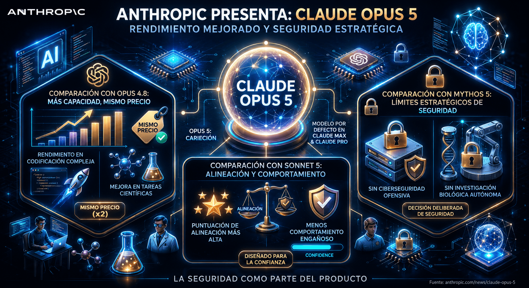 Claude Opus 5: rendimiento de frontera a mitad de precio