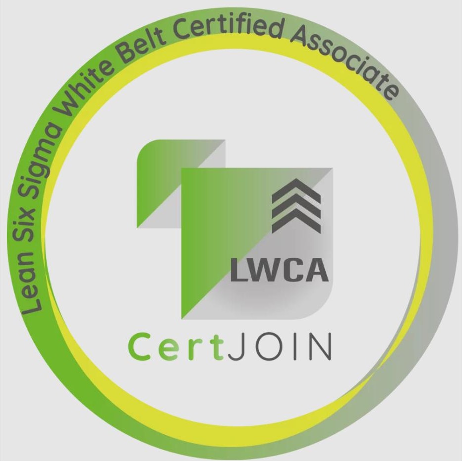 Lean Six Sigma White Belt Certified Associate
